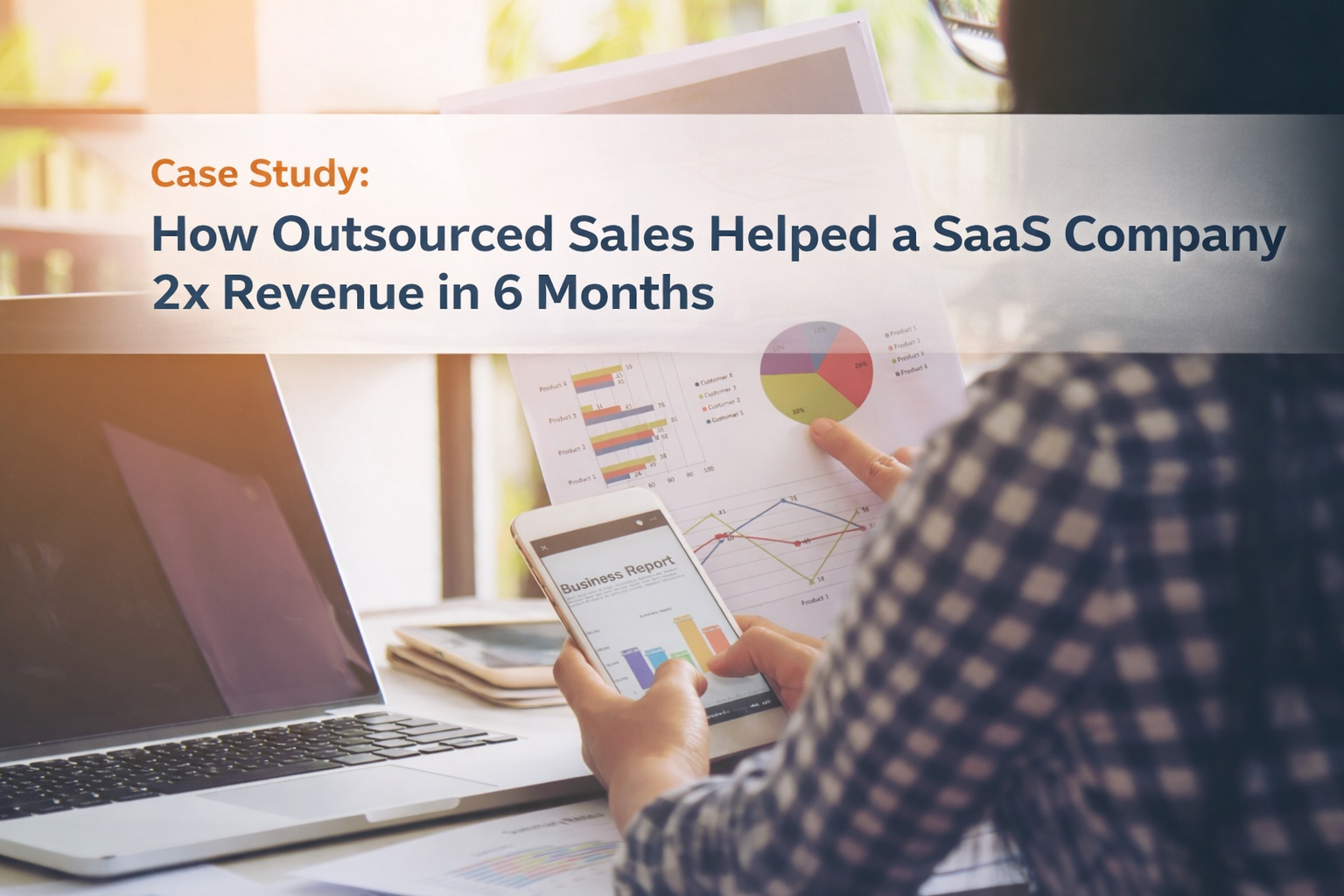 Case Study: How Outsourced Sales Helped a SaaS Company 2x Revenue in 6 Months