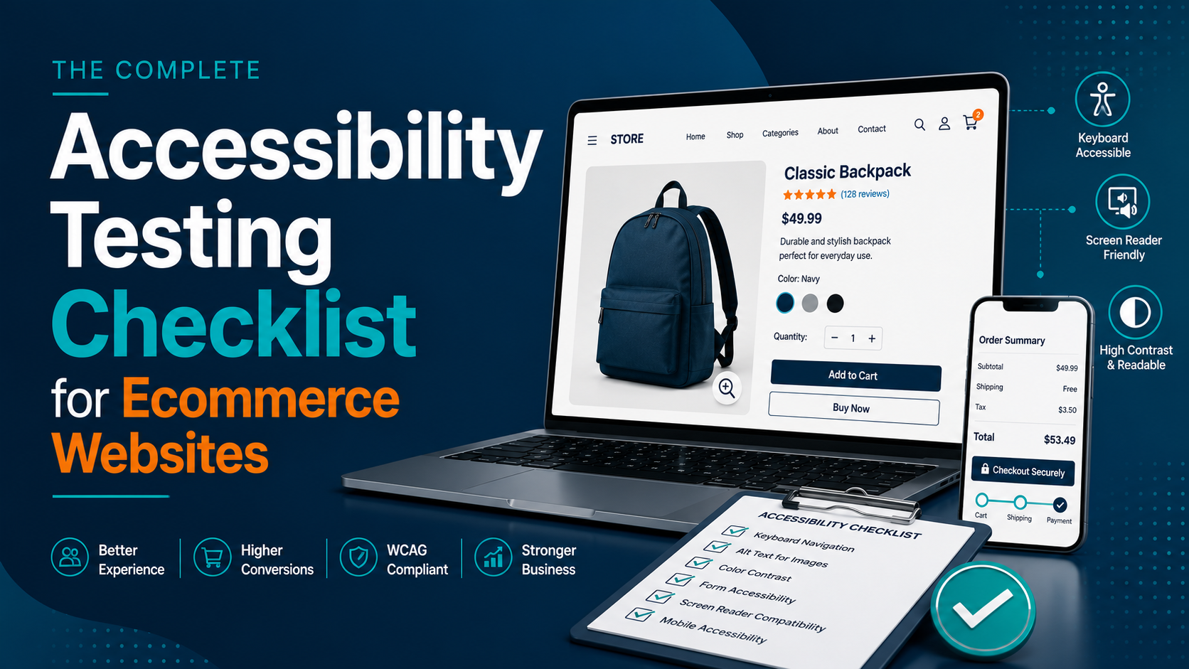 Accessibility Ecommerce Checklist