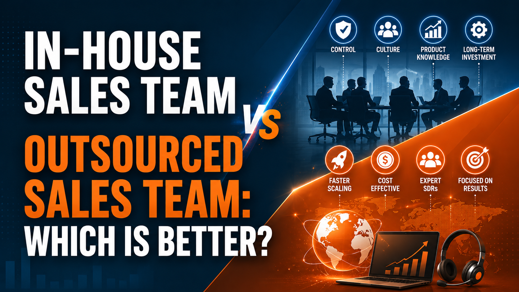 In-House Sales Team vs Outsourced Sales Team: Which Is Better for Business Growth?